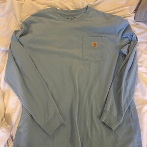 Carhartt Men's Blue Long Sleeve Shirt